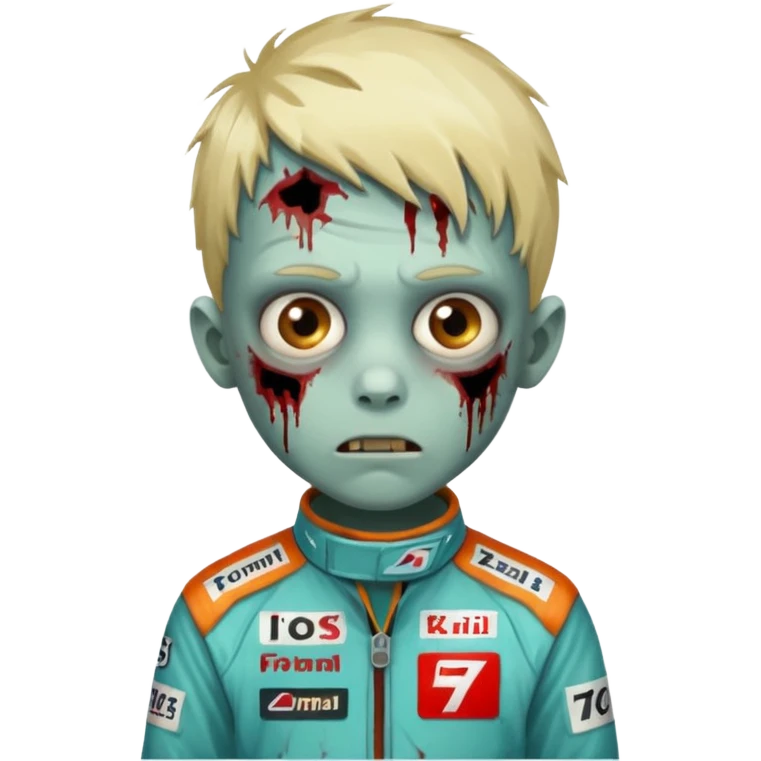 kid zombie formlua 1 racer emoji