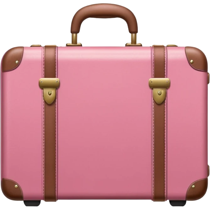 Pink suitcase  emoji
