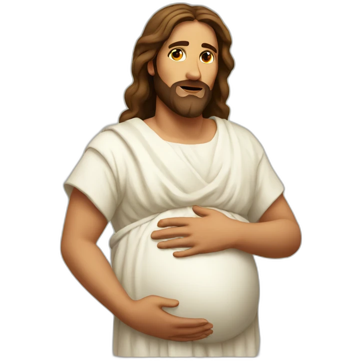 pregnant jesus emoji