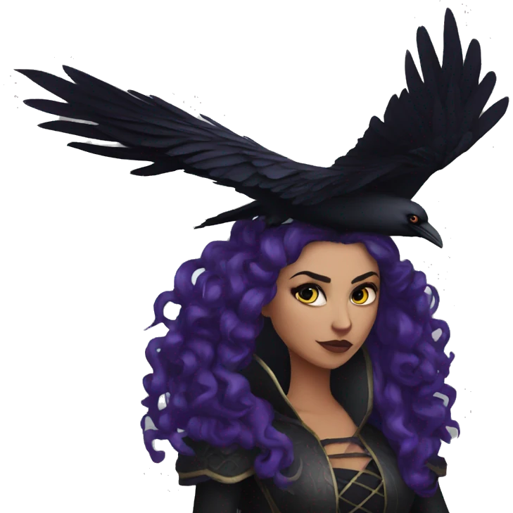 Raven queen emoji