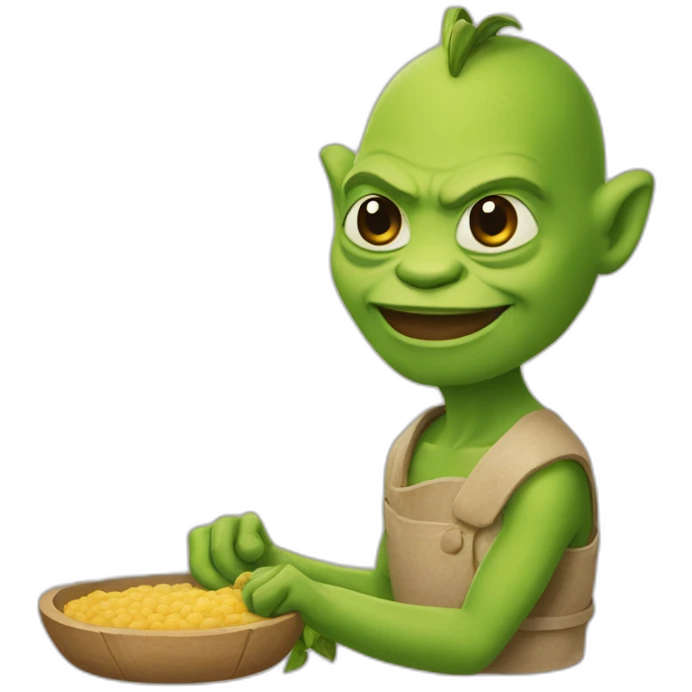 Pain d'épice shreek emoji