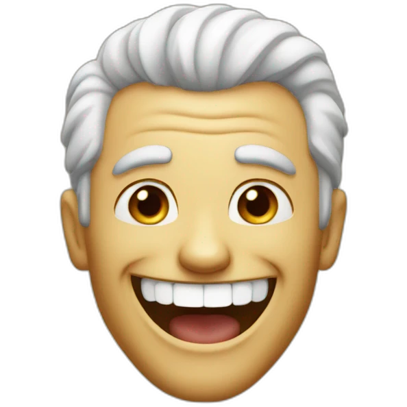 Man who laughs emoji