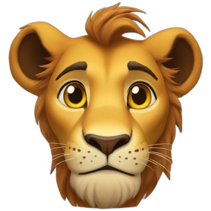 The lion king emoji