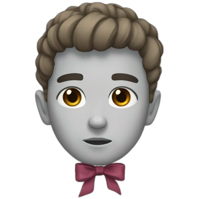 somber bow emoji