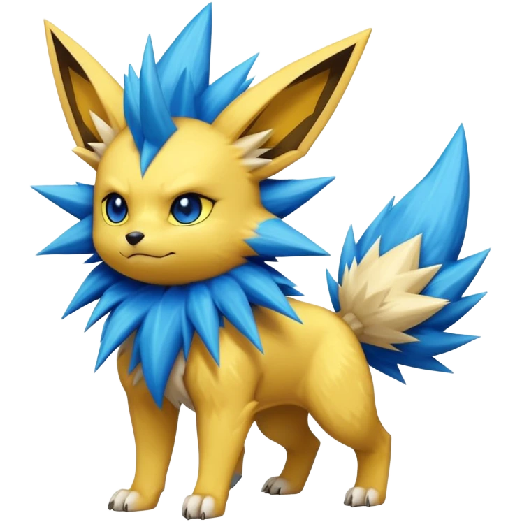 Jolteon-Shinx-Fakémon-hybrid-creature (full body)  emoji