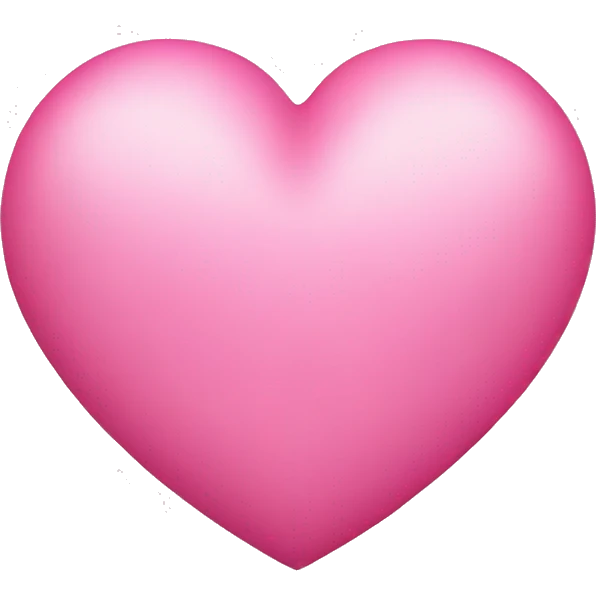 Pink heart emoji
