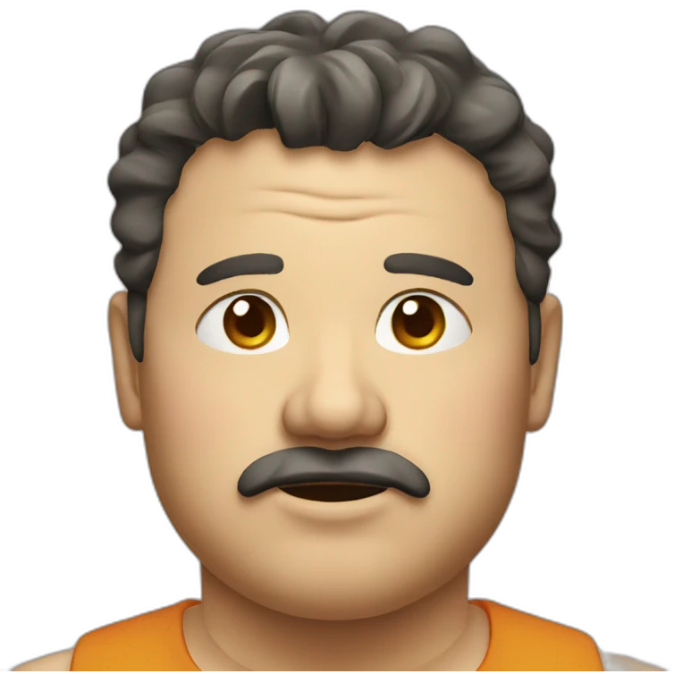 Fat man emoji