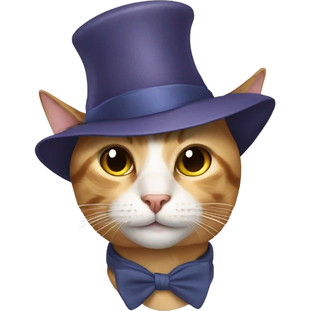 Cat in a hat emoji