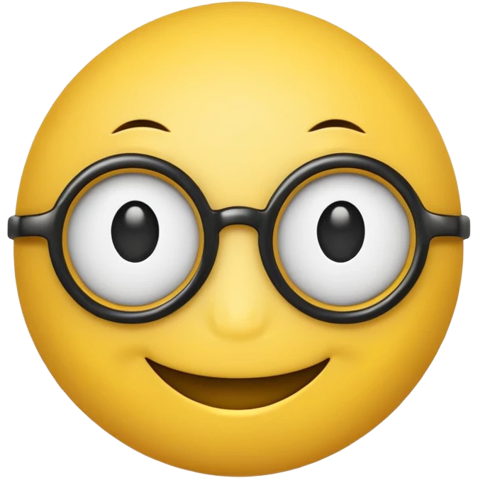 a smilie with four eyes emoji