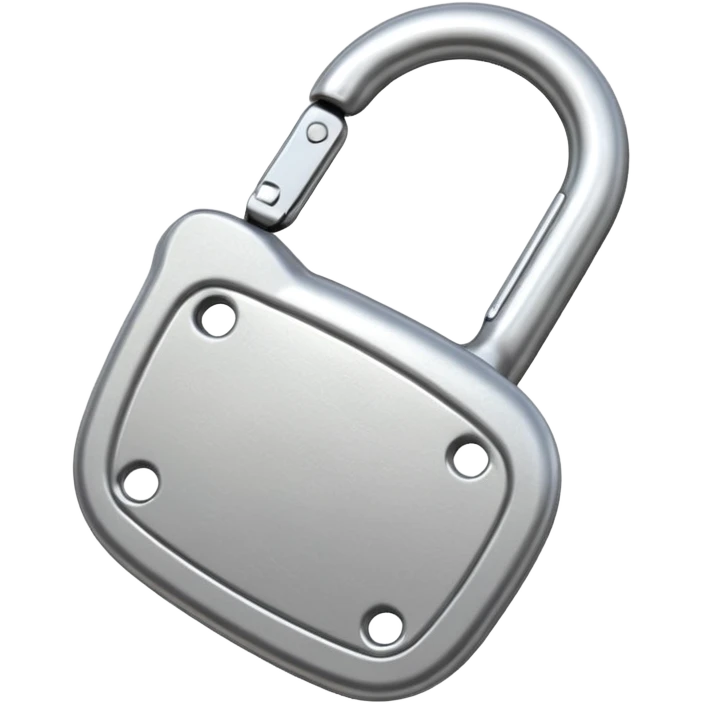 Locking carabiner emoji