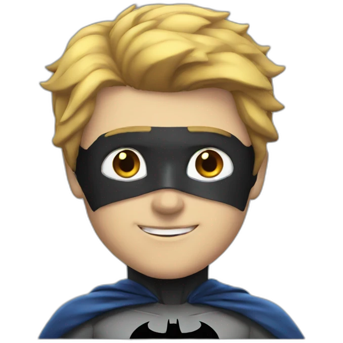 Batman for blue emoji