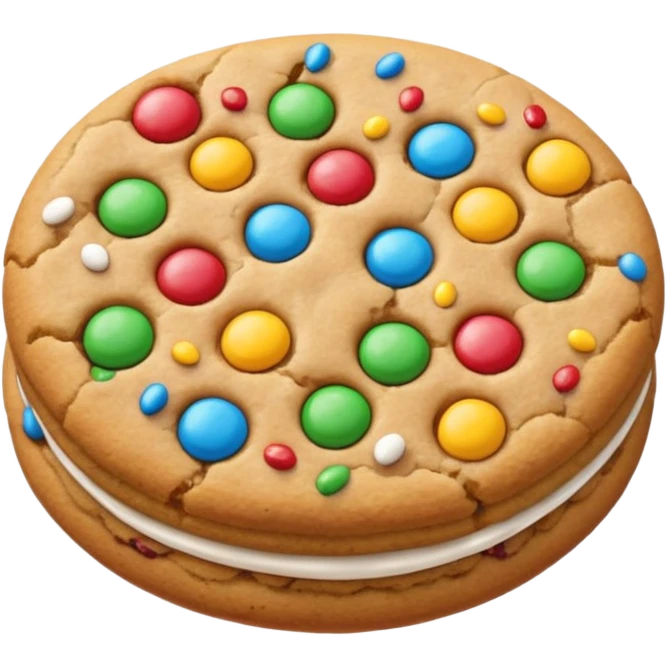 cookie with sprinkles emoji