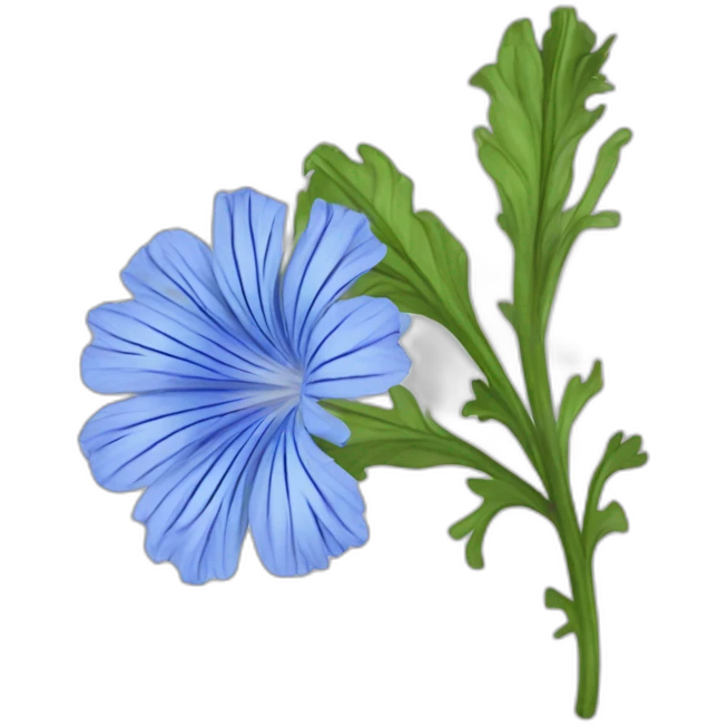 Chicory flowers emoji
