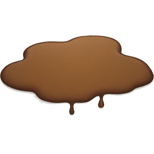 brown puddle  emoji