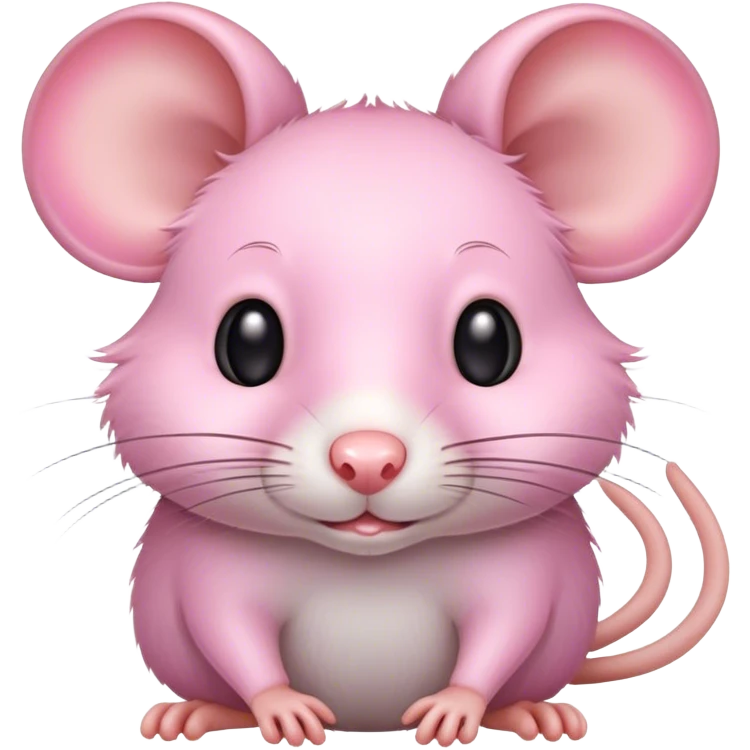Little pink rat emoji