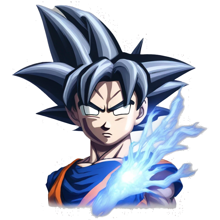 goku ultra instinct with aura emoji