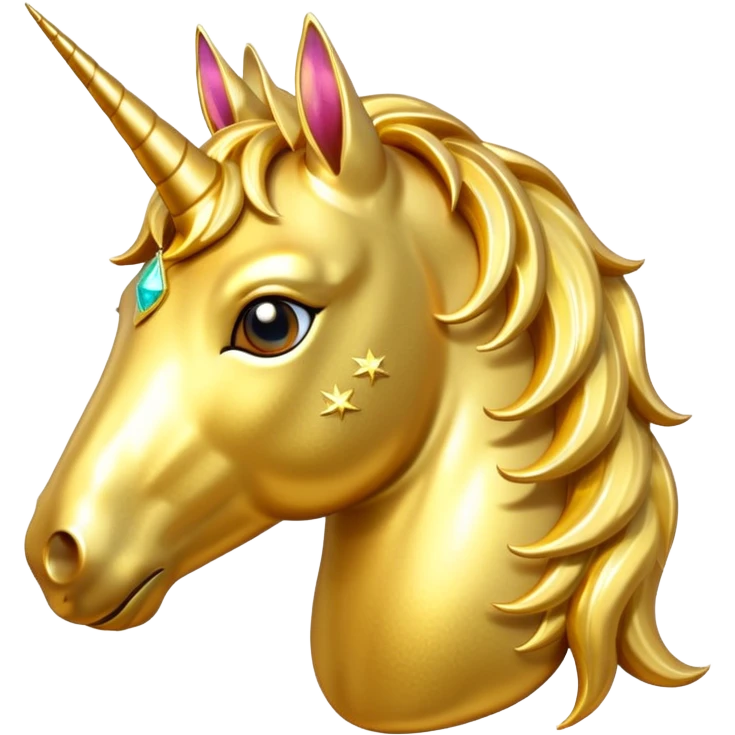 Сделай единорога из денег emoji