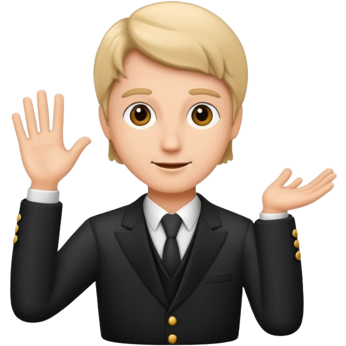 Music conductor emoji