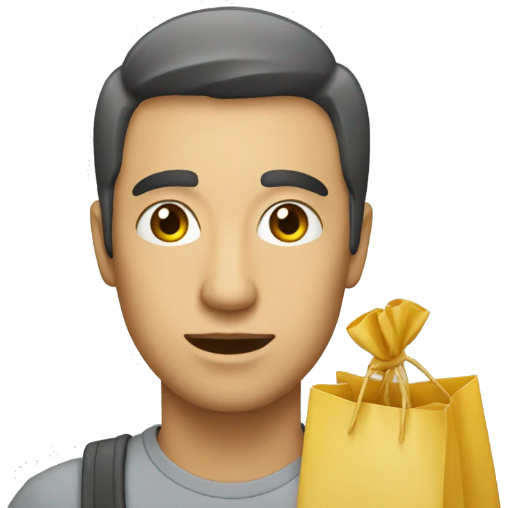 Sacola de compras emoji