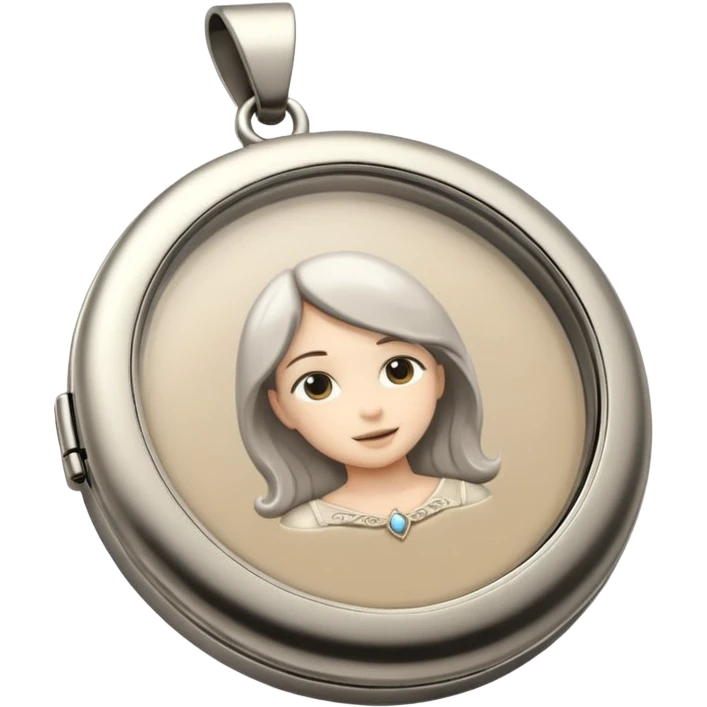 Open Locket with a photo inside emoji