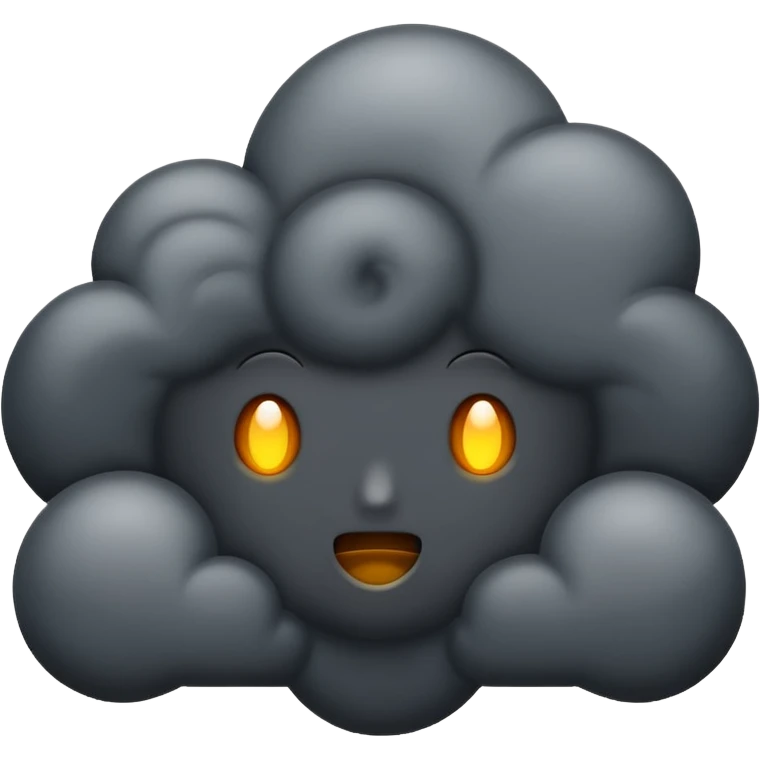 dark clouds emoji