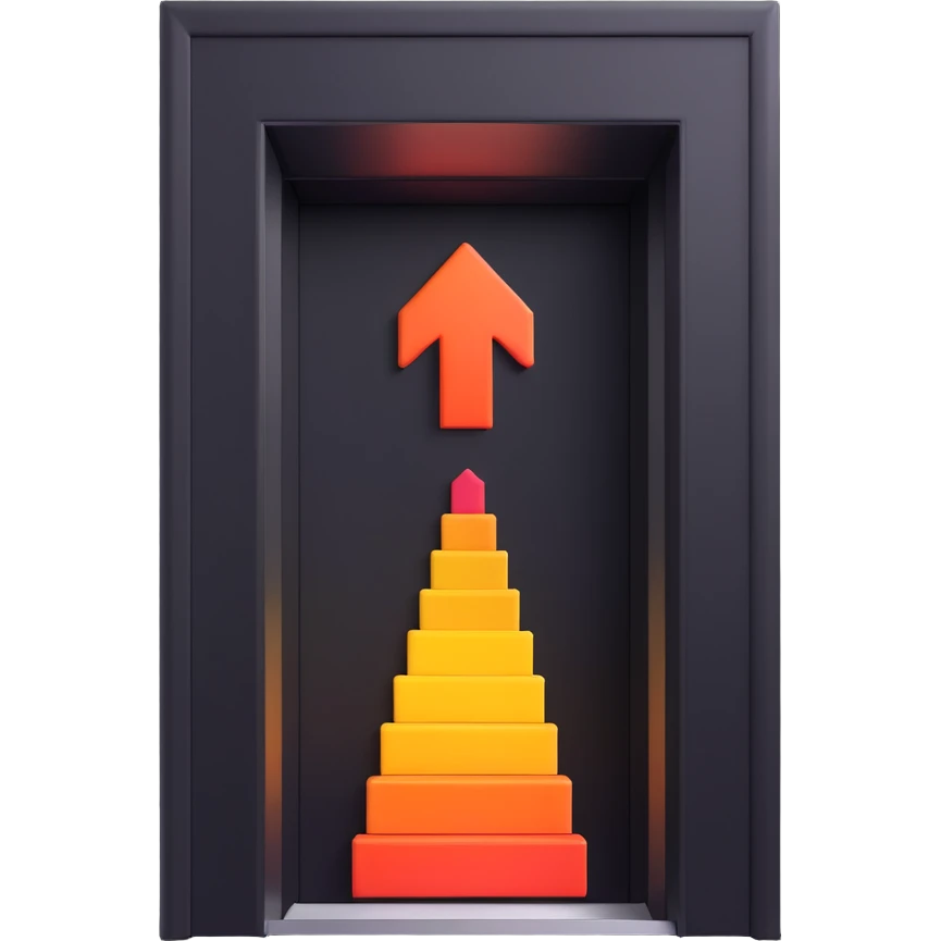 elevator icon with up and down arrows emoji