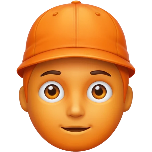 just an orange cap emoji