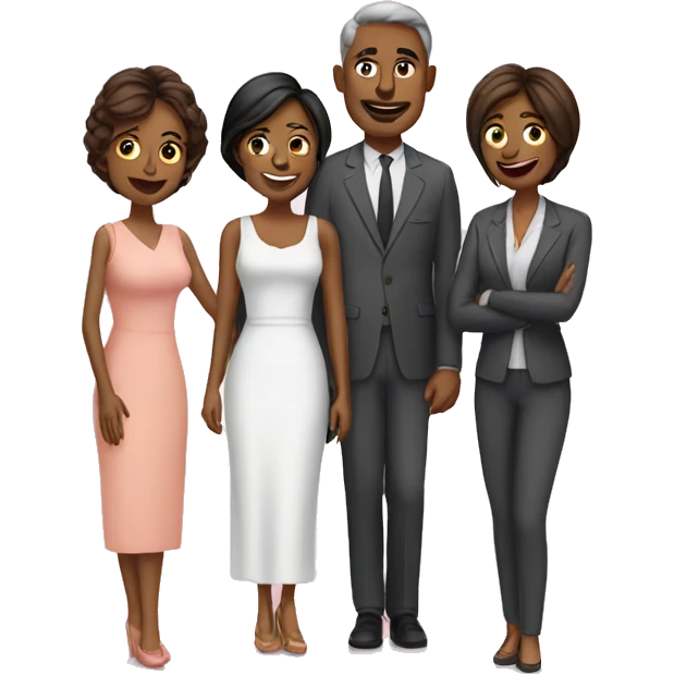 Husband with their wives  emoji