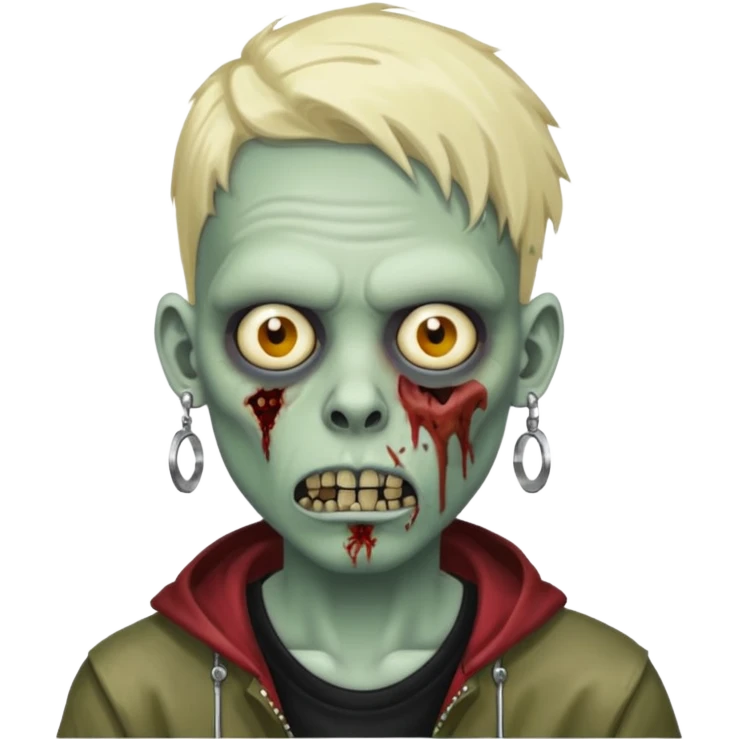 zombie add some rapper earings emoji