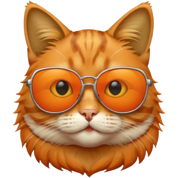 Cat wearing sunglasses emoji