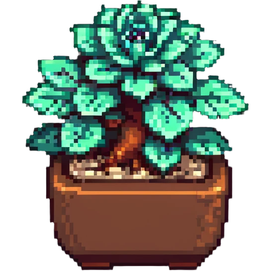 succulent bonsai plant emoji