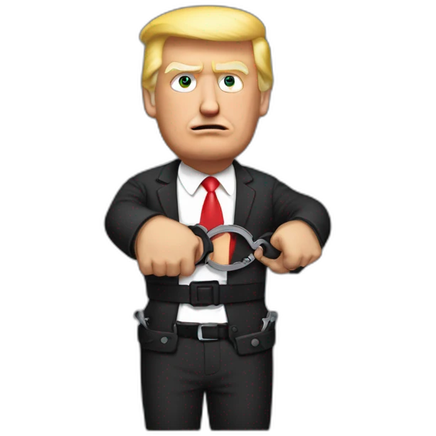 trump-in-handcuffs emoji