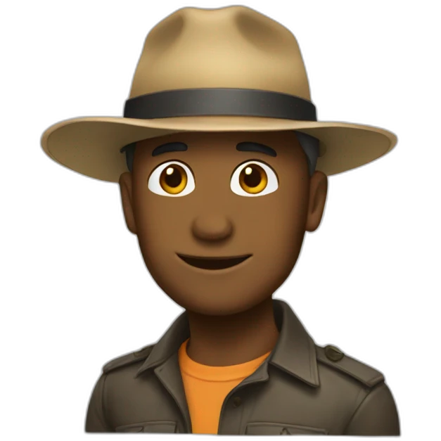 Un chapeau bob emoji