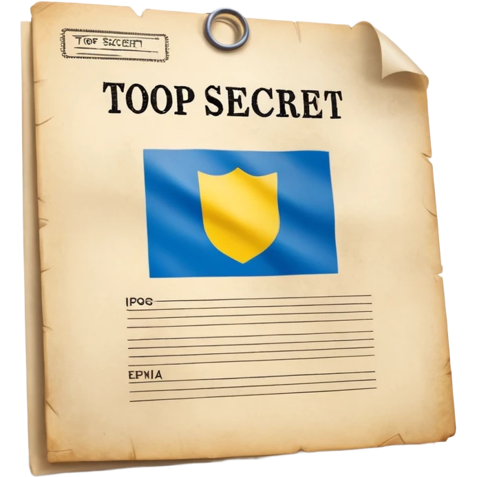 generate ultra realistic top secret file from ukraine emoji
