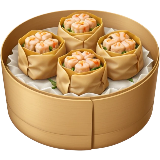 one cube siu-mai, dont give me multiple. just one emoji