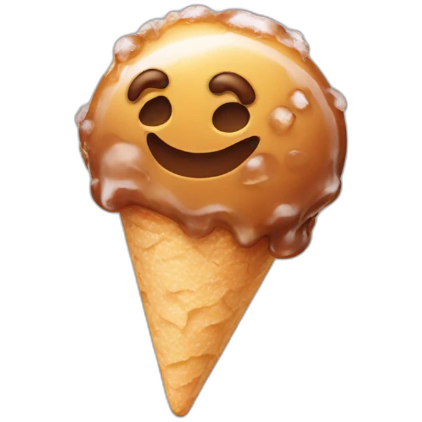Chat mange glace emoji