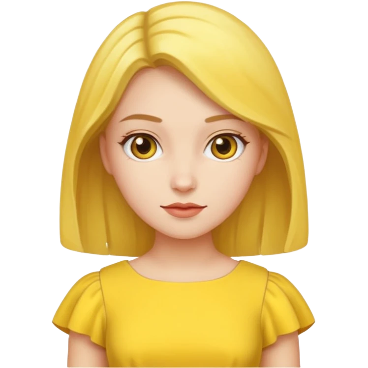 yellow dress emoji
