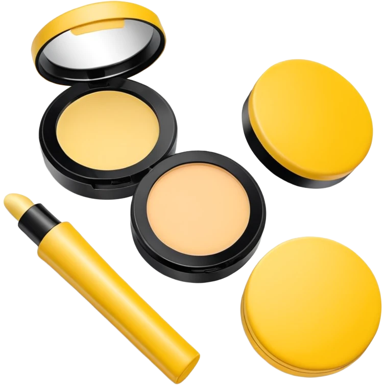 yellow makeup packaging emoji
