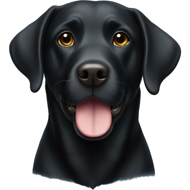 Black Labrador  emoji