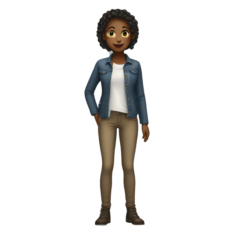 tall girl emoji