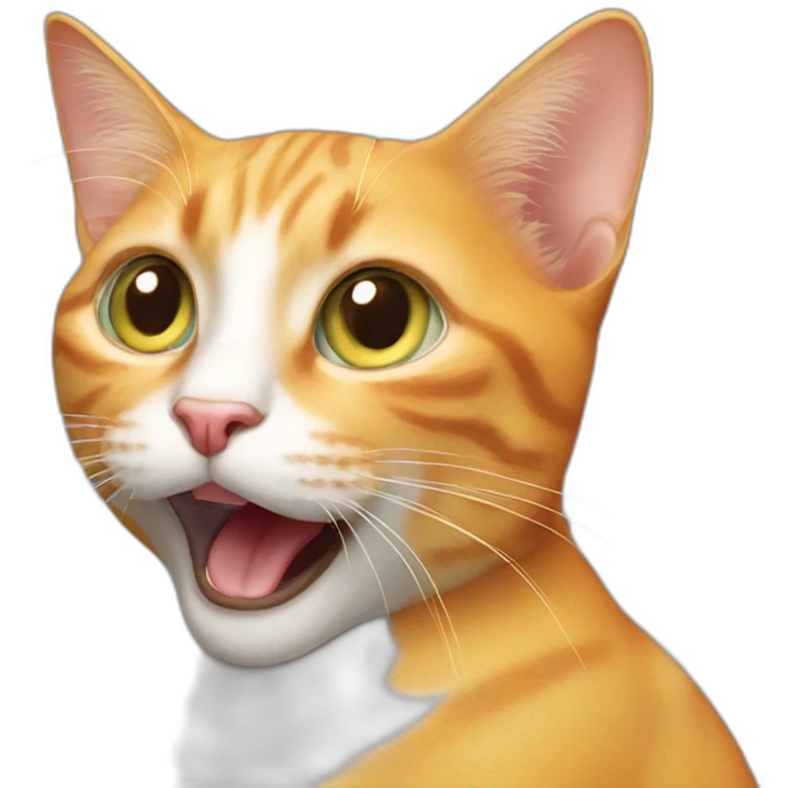 Mango daft cat emoji
