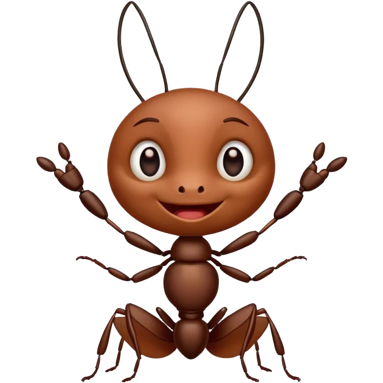 Ant achieving world class success emoji