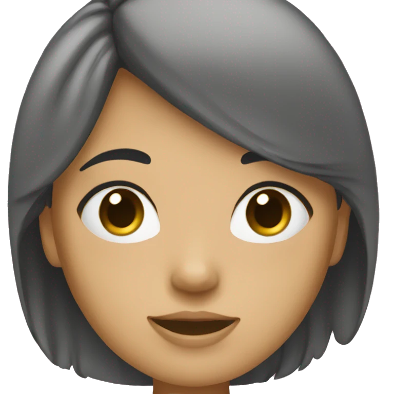 Fille qui fait le anheda emoji