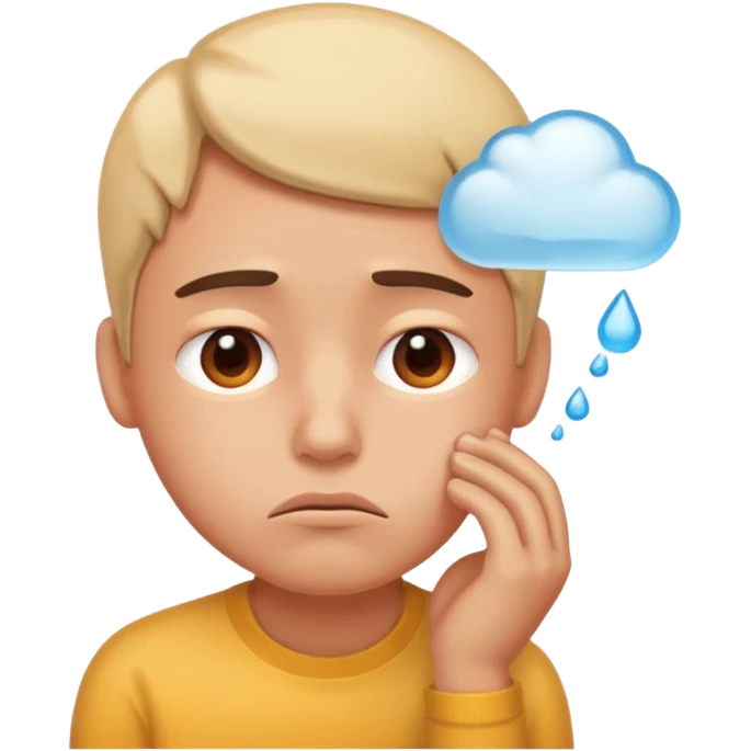 blud thinks about melting  emoji