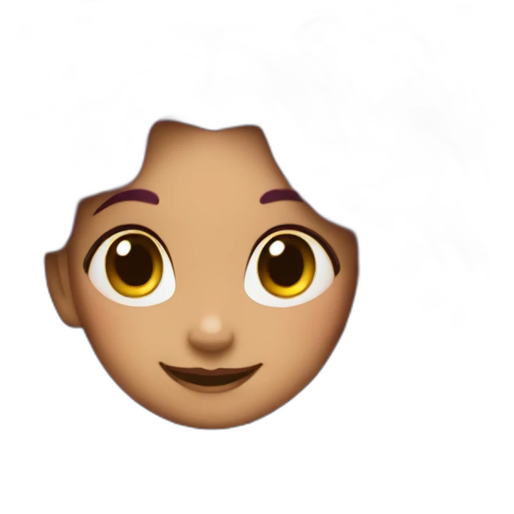Ladybug girl with blue hairs emoji