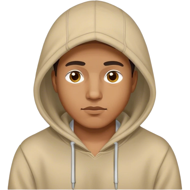 CHAD wearing a hoodie emoji