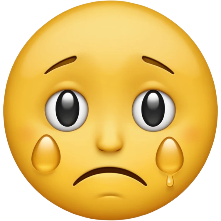 Emoji face trying not to cry emoji