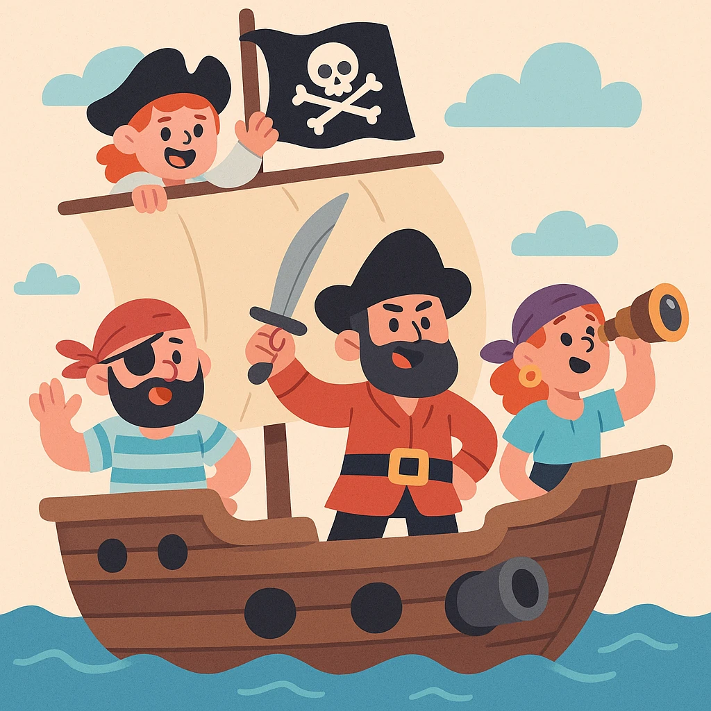 pirate ship emoji