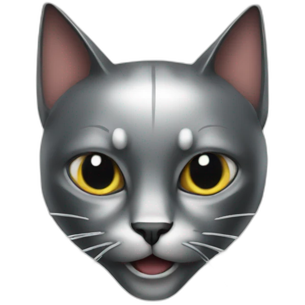 metal cat emoji