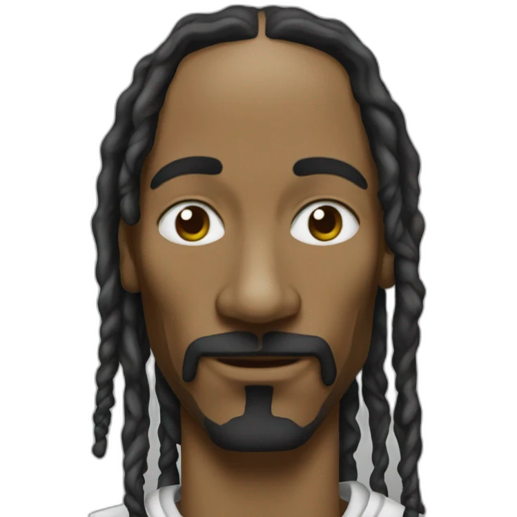 Snoop dogg whit dreads lock emoji